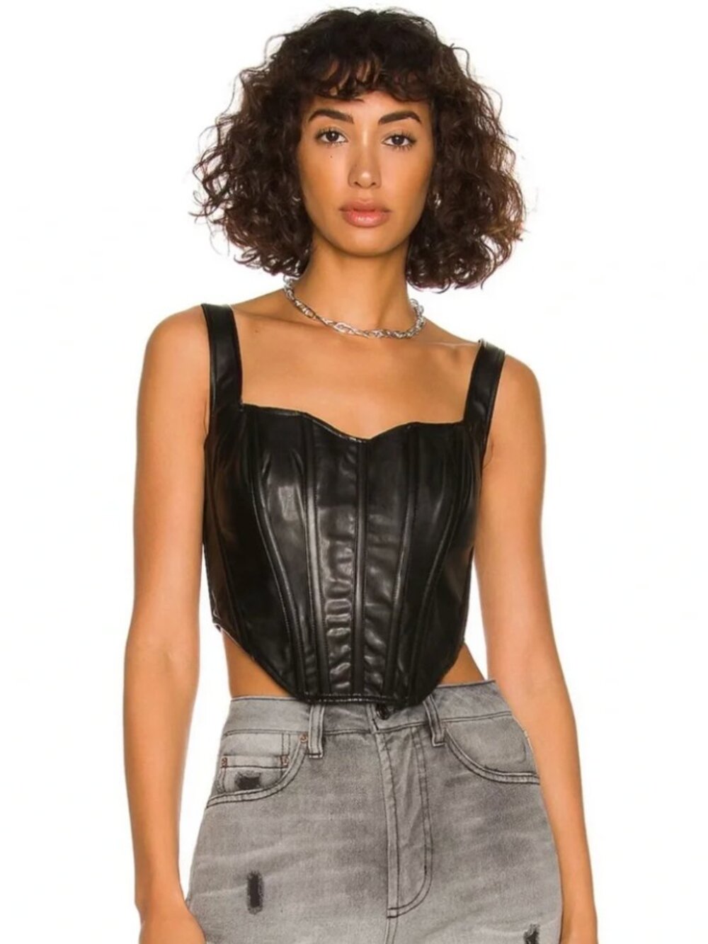 BARDOT Women's Black Corset Top